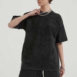 T-shirt Vintage pour homme, Streetwear à l'acide avec Logo personnalisé et surdimensionné - Product Image 2