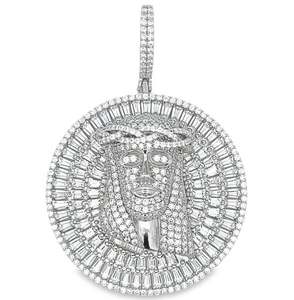 Pendentif Hip Hop de luxe en argent 925 Moissanite diamant avec caution de sac d'argent glacé conception personnalisée bijoux de fête pendentifs et breloques - Product Image 1