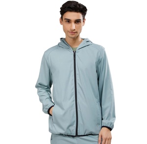 Dernière veste en toile imperméable de printemps pour hommes, design respirant, col carré, poches réfléchissantes, service OEM disponible - Product Image 1