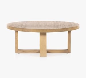 Round <b>Coffee</b> <b>Table</b> Made of Teak Wood for Garden Furniture- Abby - Product Image 2