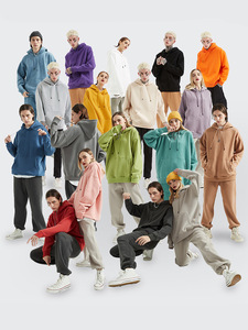 Sweat-shirts à capuche en molleton 100% coton pour hommes, couleur unie, manches confortables, vêtements d'hiver, prix direct usine Bangladesh - Product Image 6