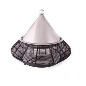 Plat à réchaud en acier inoxydable, capacité 3L/5L, fond en cuivre facile à nettoyer, chauffe-plat écologique, pour buffets quotidiens et réceptions - Product Image 6