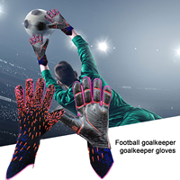 Nouveau design de gants de gardien de but de football professionnel en latex avec protection des doigts pour enfants adultes gants de gardien de but de football