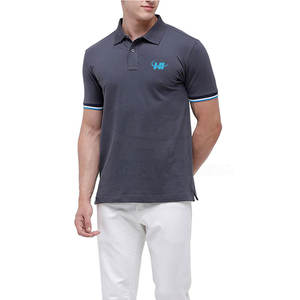 T-shirts respirants à motif uni pour hommes, impression de logo personnalisée, design élégant, tissu polyester/coton écologique, séchage rapide - Product Image 3