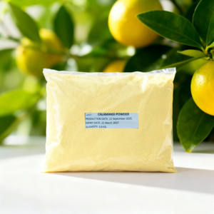 Polvo de Calamansi Secado por Aspersión de Grado Alimenticio |   Polvo de Fruta Cítrica Natural para Bebidas e Industria Alimentaria |   Proveedor OEM, empaque de 5 kg - Product Image 1