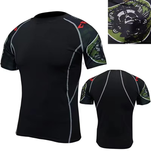 Customizable Comfortable and Breathable <b>Compression</b> Men's Rash Guard <b>Shirts</b> Long Sports Gear for MMA and <b>Gym</b> Use - Product Image 6