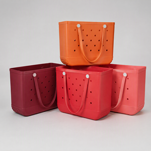 Bolsa de Playa de EVA de Gran Capacidad con Logotipo Personalizado, Bolsa de Piscina de Goma Lavable e Impermeable para Vacaciones de Verano al Aire Libre, Pedido al por Mayor - Product Image 2