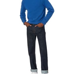 Offre spéciale sweat-shirt en polyester à logo en relief de couleur personnalisée grande taille pull surdimensionné vintage sweat-shirt à col rond pour hommes - Product Image 5