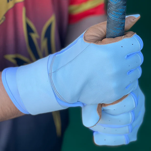 Guantes de bateo de béisbol con agarre antideslizante de cuero genuino de alto rendimiento para la práctica del juego de béisbol - Product Image 6