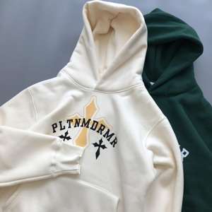 Sudaderas con capucha de algodón 400GSM, sudaderas Unisex de peso pesado, ropa cómoda duradera, precio de fábrica, suministro personalizado al por mayor - Product Image 4