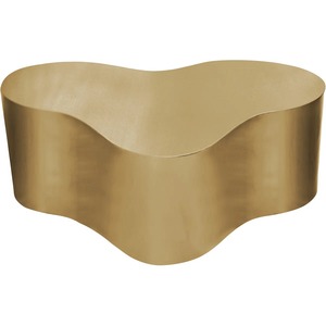 Table basse moderne de luxe léger, écologique, finition or et argent, combinaison irrégulière en acier inoxydable, meubles de salon - Product Image 3