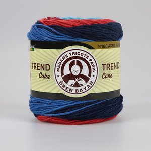 Ören 200g Trend Cake Yarn 100% Color acrílico 3025-622 - Product Image 1