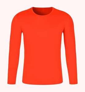 En stock T-shirt blanc en polyester avec logo OEM pour hommes - Product Image 1