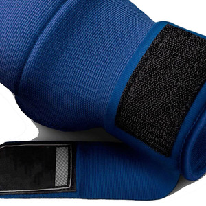 Confortable doux coton vêtements de boxe enveloppes à la main haute extensible demi-doigts réglable poignet intérieur mitaines de boxe unisexe - Product Image 6