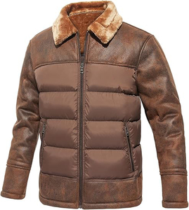 Veste matelassée à col montant pour homme, design à bulles personnalisé, élégante et confortable, en tissu canvas, best-seller pour l'hiver, vente en gros - Product Image 2