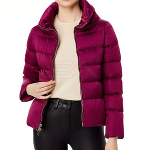 Vêtements d'hiver pour femmes, doudounes coupe-vent respirantes en nylon tricoté, faible MOQ - Product Image 5