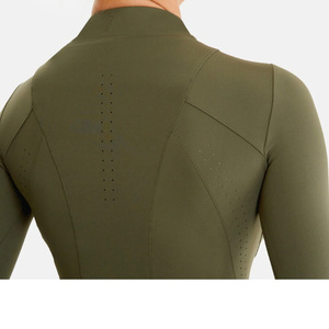 Camisa ecuestre de alta calidad Baselayer Top 4 Way Stretch Fit Camisas de manga completa Show Fabricación de ropa de equitación personalizada - Product Image 2