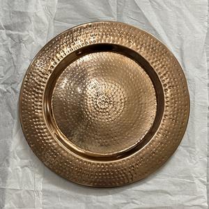 Plaque de présentation or rose décorative pour hôtels pour mariage et fête Plaque de présentation miroir de luxe en métal en vrac pour aliments - Product Image 6