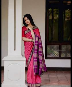 Vêtement de fête indien Designer Saree broderie soie Saree avec chemisier dames porter Surat Sari fête porter mariage ethnique - Product Image 1