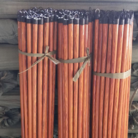 Manches de balai et de serpillière en bois revêtus de PVC, avec poils doux, design léger et écologique - Fabricant chinois