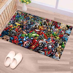 Alfombra Estampada de Héroes de Marvel, Alfombra de Superhéroes para Habitación Infantil, Alfombra de Terciopelo - Product Image 5