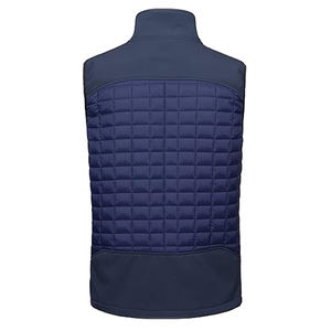 Vente en gros de veste utilitaire en laine personnalisable décoration vintage coton imperméable respirant extérieur fermeture éclair coupe-vent hiver - Product Image 2