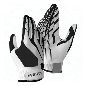 Gants de football américain professionnels de haute qualité pour hommes Dernier nouveau logo de conception Fabriqué au Pakistan Imperméable pour le sport en plein air - Product Image 2