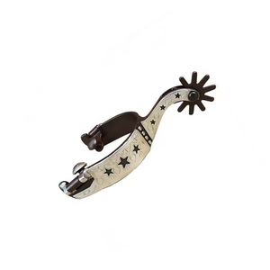 Paire d'éperons à bille roulante en acier inoxydable pour hommes et femmes cavaliers équestres tack équestre vente en gros - Product Image 4