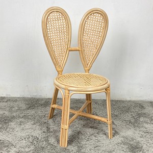 Silla de comedor de ratán Bunny Backest, hermosas sillas de mimbre para niños, precio competitivo. - Product Image 6