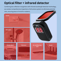 Scanner anti-écoute sans fil, détecteurs de caméras cachées portables, détection de signaux WiFi et GPS, détection infrarouge, alarme sonore et vibrante