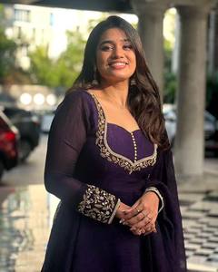 Belle soie douce longue Salwar costume pakistanais Kameez Dupatta robe dernier Style traditionnel fête mariage fonctions robe - Product Image 3