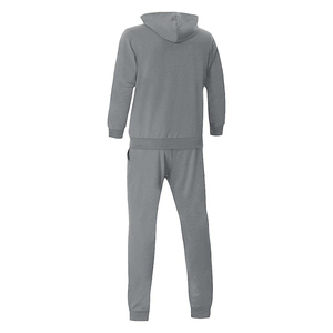 Ensemble de survêtements pour hommes 100% coton respirant anti-boulochage vêtements de sport survêtement Logo personnalisé vente en gros fabricant de survêtements - Product Image 3