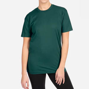 T-shirt unisexe personnalisé avec logo, 52 % coton peigné et filé à anneaux Airlume, 48 % polyester, 40 fils simples. - Product Image 4