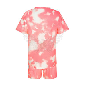 ชุด2ชิ้นลำลองของผู้ชายมาใหม่2023เสื้อแขนสั้นพิมพ์ลายกางเกงขาสั้นถักสำหรับสวมใส่กลางแจ้งในฤดูใบไม้ผลิฤดูหนาว - Product Image 2