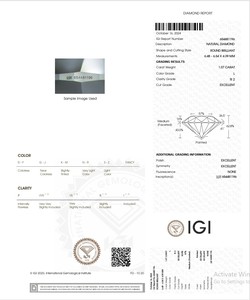 อัญมณี B2B บริสุทธิ์สำหรับ GIA ได้รับการรับรอง1.07 CT เพชรสีขาวหลวมเจียระไนแบบธรรมชาติงดงาม BX-219 - Product Image 5