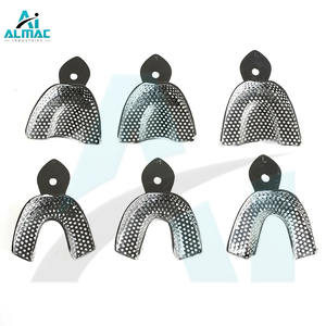 Bandejas de impresión dental con logotipo personalizado de ALMAC, instrumentos quirúrgicos de acero inoxidable superior e inferior, fuente de alimentación manual - Product Image 6