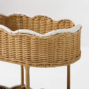 Nueva colección de cestas infantiles festoneadas con colores y tamaños OEM ODM, hechas en Vietnam, ecológicas y listas para venta al por mayor. - Product Image 2