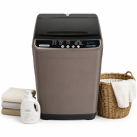 Lave-linge à chargement par le haut entièrement automatique OEM ODM 4KG 5KG 6KG avec pulsateur, appareil de lavage intelligent pour la maison, l'appartement et l'hôtel