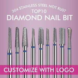 ロシアの前処理ネイルドリルビット小さなポケットツールサンディング & 剥離用研削ヘッド付きネイルアート用ダイヤモンド - Product Image 2