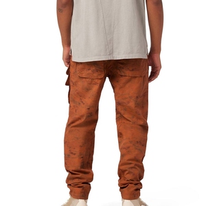Pantalones cargo lavados con logotipo personalizado de proveedor OEM para hombre, pantalones con múltiples bolsillos, tela de algodón de primera calidad, gran oferta, ropa de calle de moda - Product Image 5