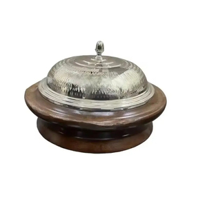 Casserole noire élégante avec accents de nacre Fait à la main Design vintage Métal Acier inoxydable pour réchauffer les aliments - Product Image 4