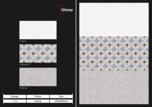 Azulejos de cerámica para pared de 300x600 mm, diseño confortable, para baño y cocina, acabado brillante, mate, con efecto de azúcar tallado, diseño de pared interior de lujo. - Product Image 2