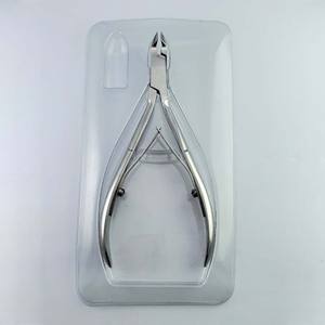 Pinzas para cutículas de la mejor calidad, junta de caja, doble resorte, mango impreso, acabado de pulido de espejo - Product Image 6