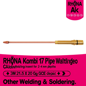 Insert de soudage pour tuyaux RHNA Kombi 17 pour profondeurs de 2 à 4 mm, 3M 21,5 x 20 Gg, taille d'insert GCE pour soudage et brasage - Product Image 3