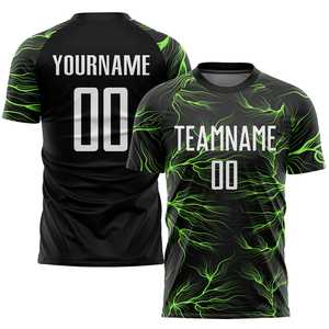 Uniforme de fútbol OEM Camiseta de fútbol personalizada al por mayor Sublimación Ropa de fútbol de ajuste rápido Unisex - Product Image 5