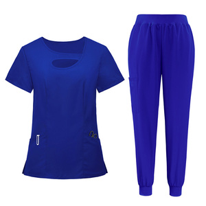Professional Medical <b>Scrub</b> Uniforms Hygienic Cotton Polyester Spandex Free & Easy Movement Stretch <b>Scrub</b> <b>Sets</b> with OEM Service - Product Image 6