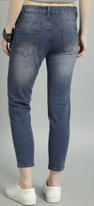 Jeans délavés pour femmes pantalon en denim coupe skinny pour jeunes femmes marque personnalisée avec un prix de gros bon marché pantalon en jean de bonne qualité - Product Image 5