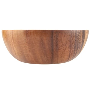 Juego de cuencos de servir de madera Natural hechos a mano personalizados altamente pulidos de alta calidad para hoteles y restaurantes de La India. - Product Image 6