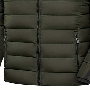 Fabricant de gros Vestes imprimées sur mesure Veste d'hiver épaisse et chaude surdimensionnée Veste d'hiver à col montant - Product Image 4