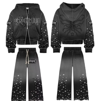 Ropa Deportiva Activa, Camisetas y Pantalones Deportivos de Tela de Algodón, Conjuntos Deportivos de Entrenamiento, Diseño Personalizado, Impresión, Moda Urbana, Traje Deportivo